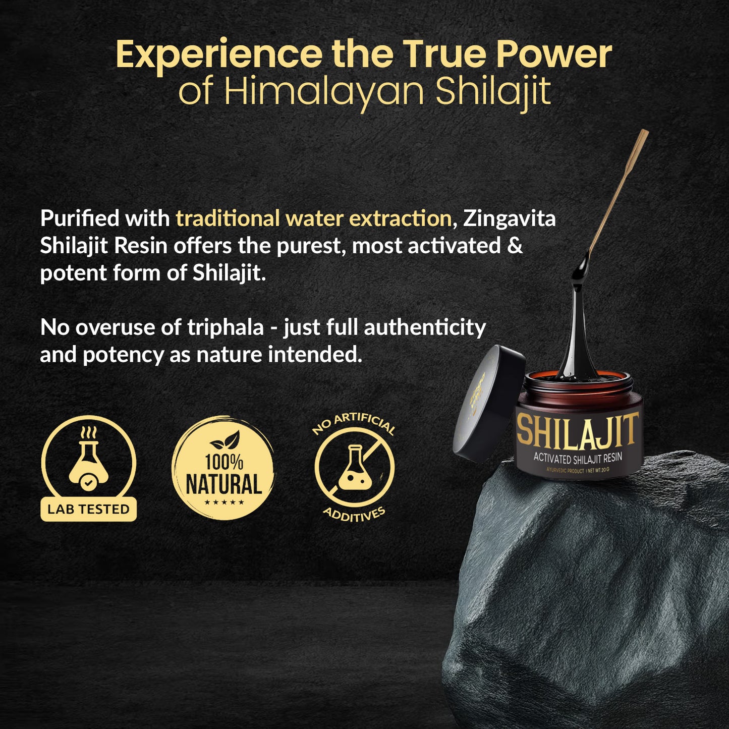 Activated Shilajit Resin