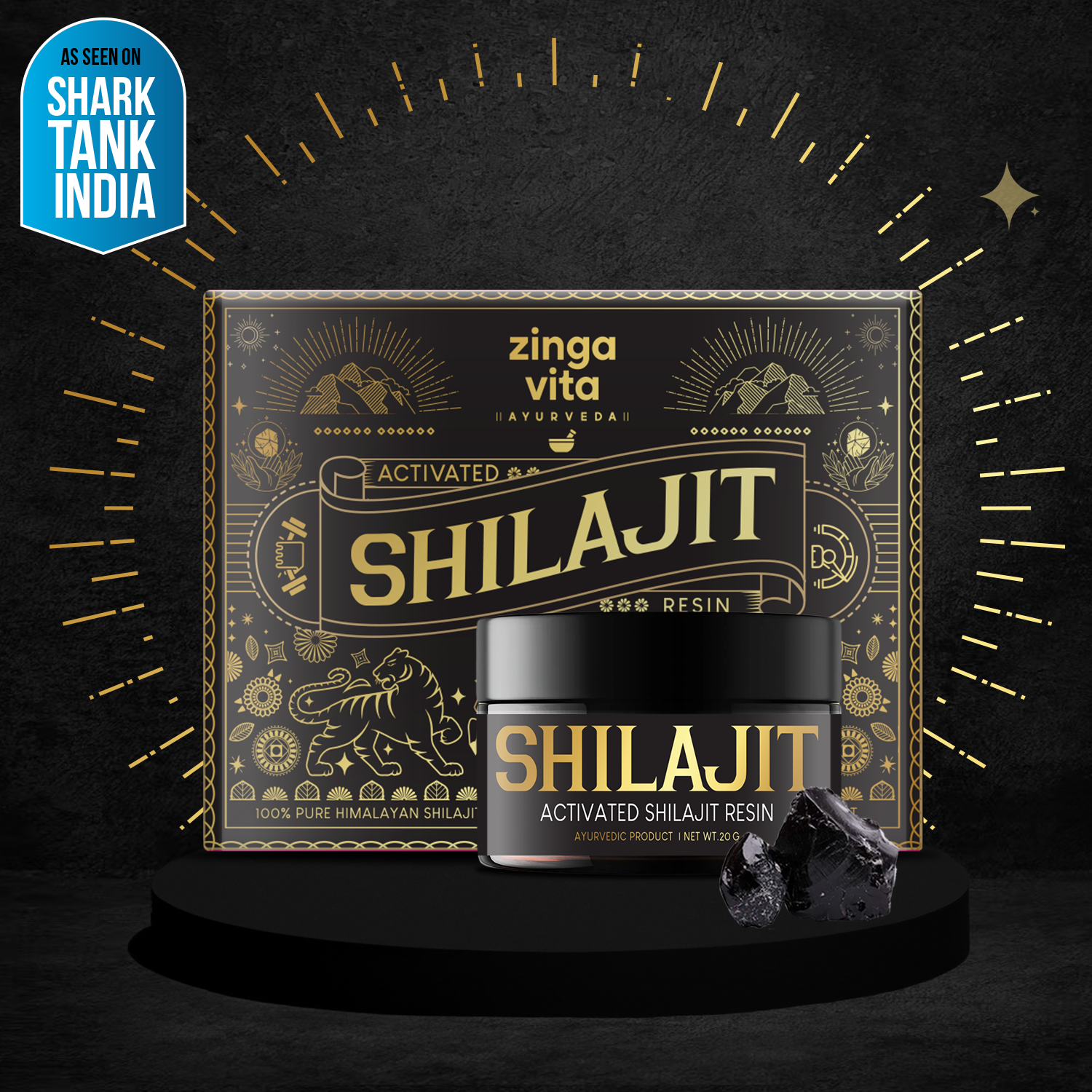 Activated Shilajit Resin – Zingavita