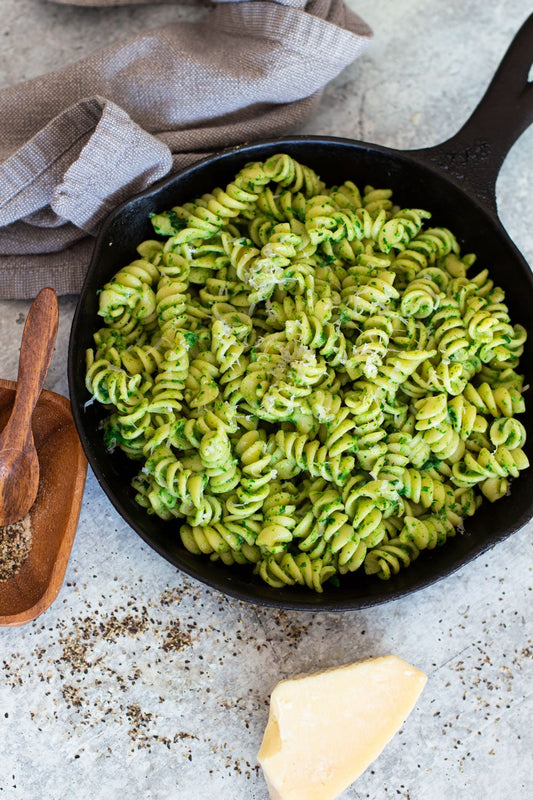 Cheesy Spinach Pasta